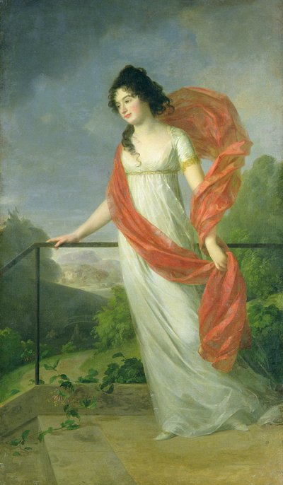 Portrait of Countess Theresia Fries (1779-1819) by Johann Friedrich August Tischbein